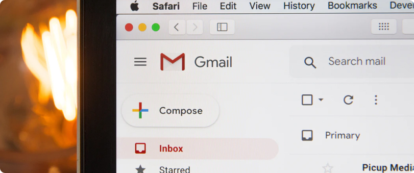 Gmail client openned in Safari