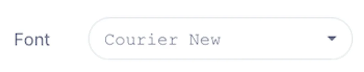 Define the general font of the email
