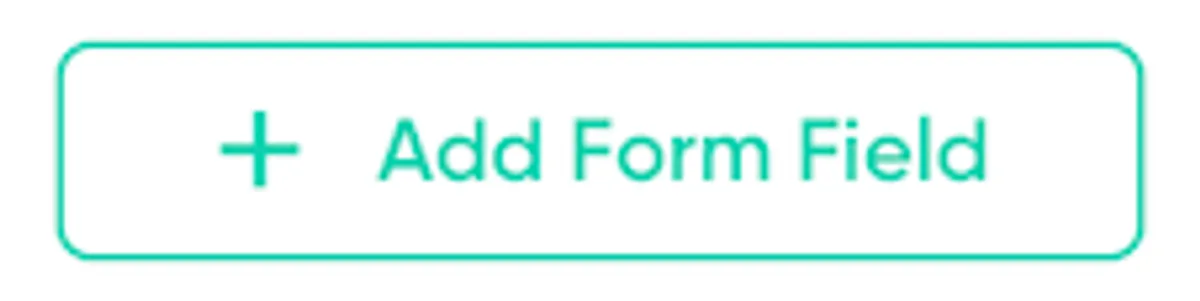 Add Form Field button in the live preview