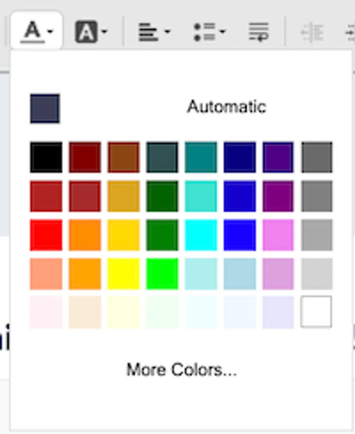 Choose a color