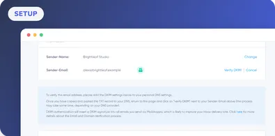 Titelbild des Leitfadens zur E-Mail- und Domain-Verifizierung des Absenders