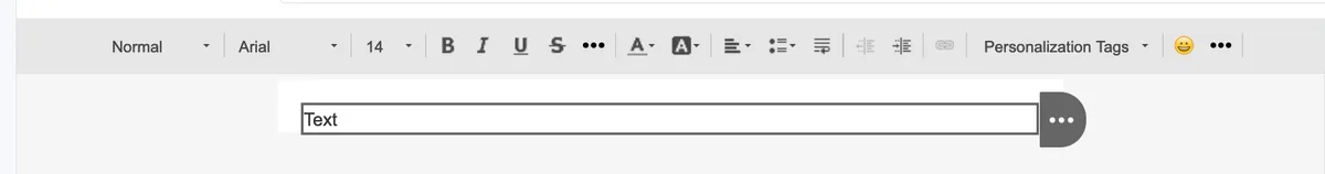 Customizable text