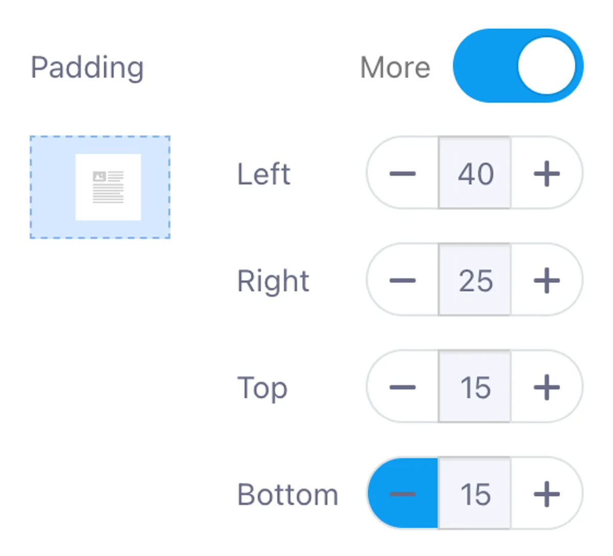 HTML Padding Example