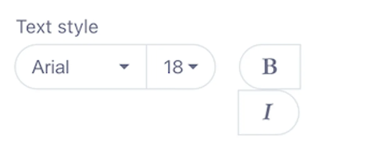 Button Text Style