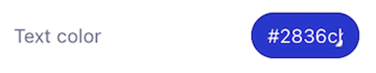 Button Text Color