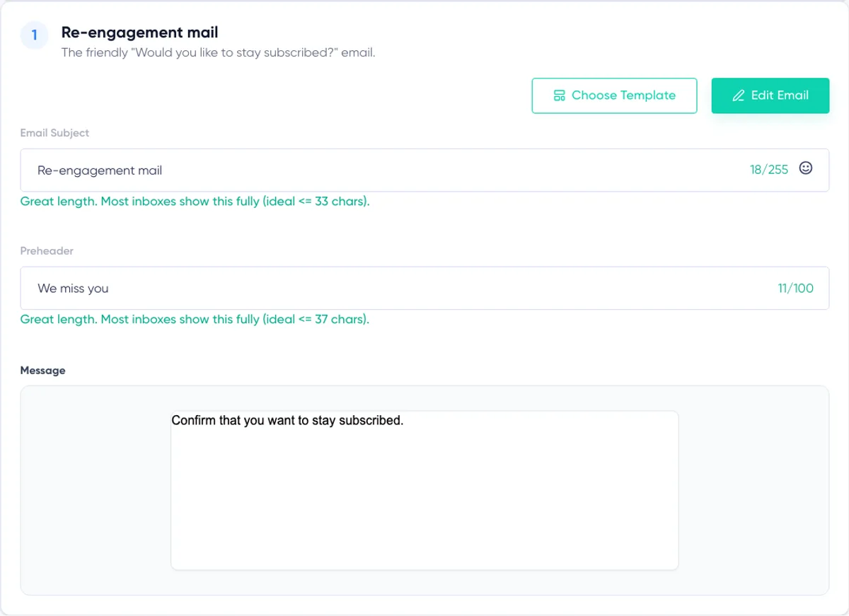 List Hygiene and Deliverability: re engagement mail