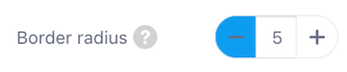 Button Border Radius