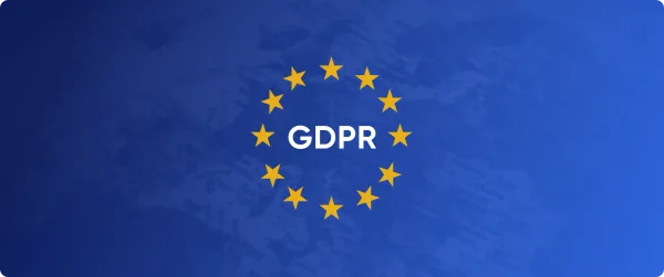 The logo for the General Data Protection Regulation or GDPR.