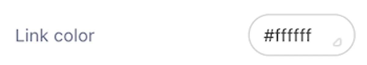 Footer Link Color
