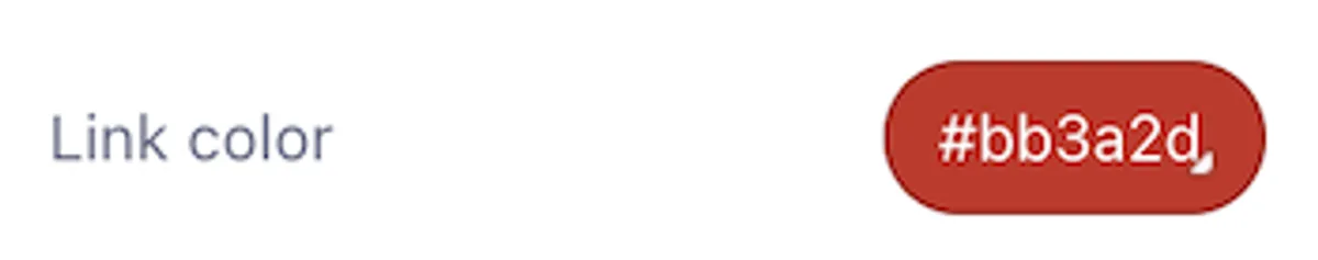 Content Link Color