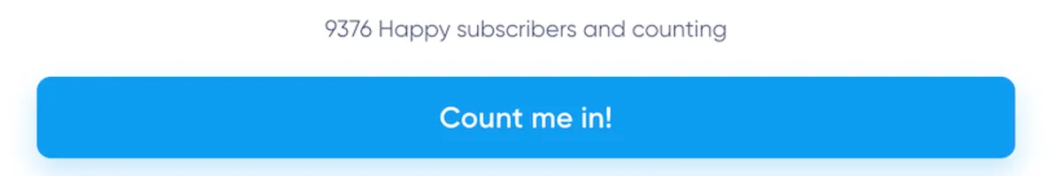 Subscriber Counter in the live preview