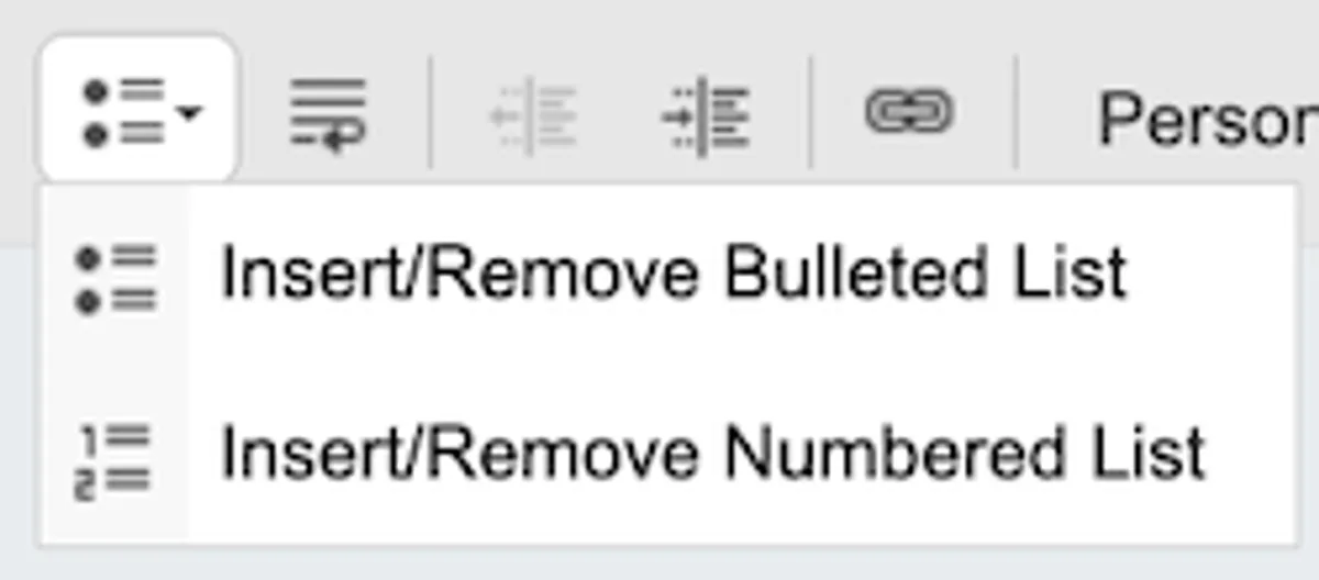 Insert a List