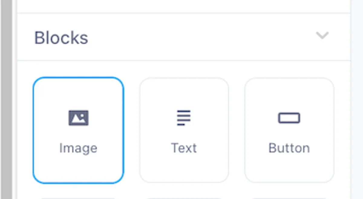 Drag and Drop Image Block