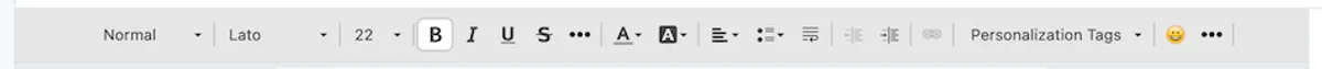 Text Toolbar