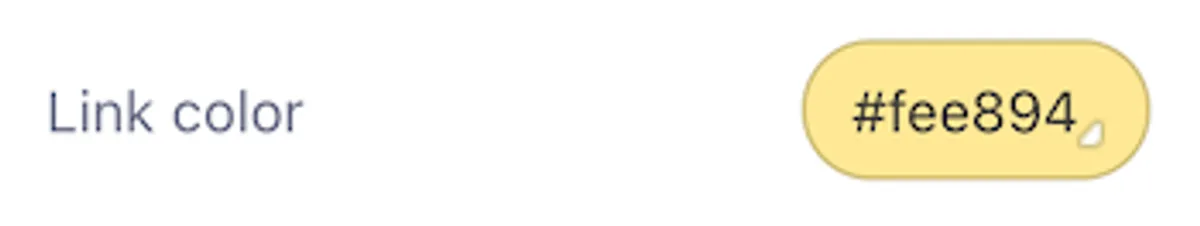 Header Link Color