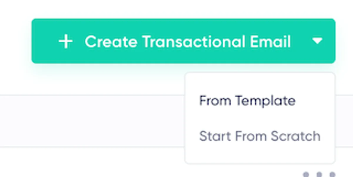 Create Transactional Email from Template