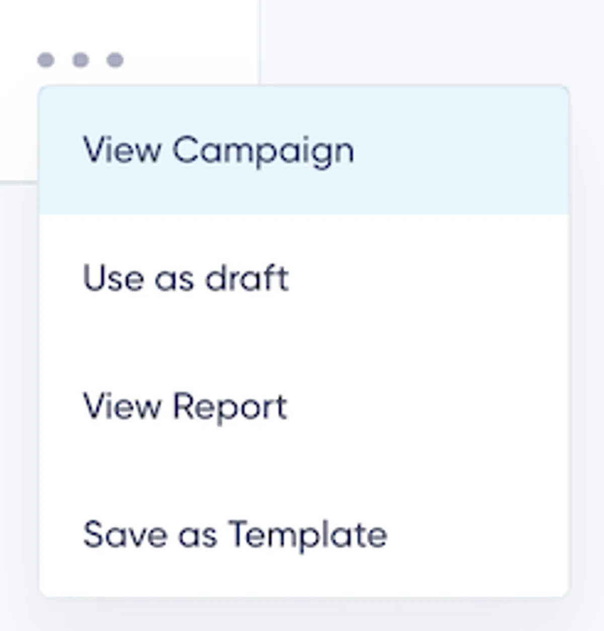 Click View Campaign