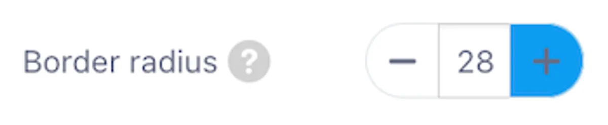 Button Border Radius